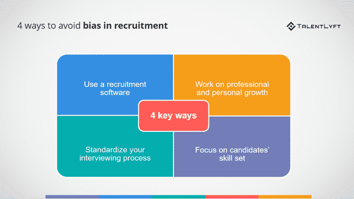 ways to avoid bias in recruitment