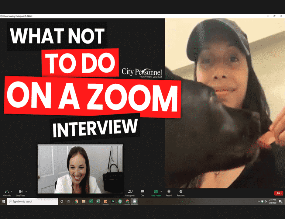 What Not To Do On Zoom, Zoom Interview Tips