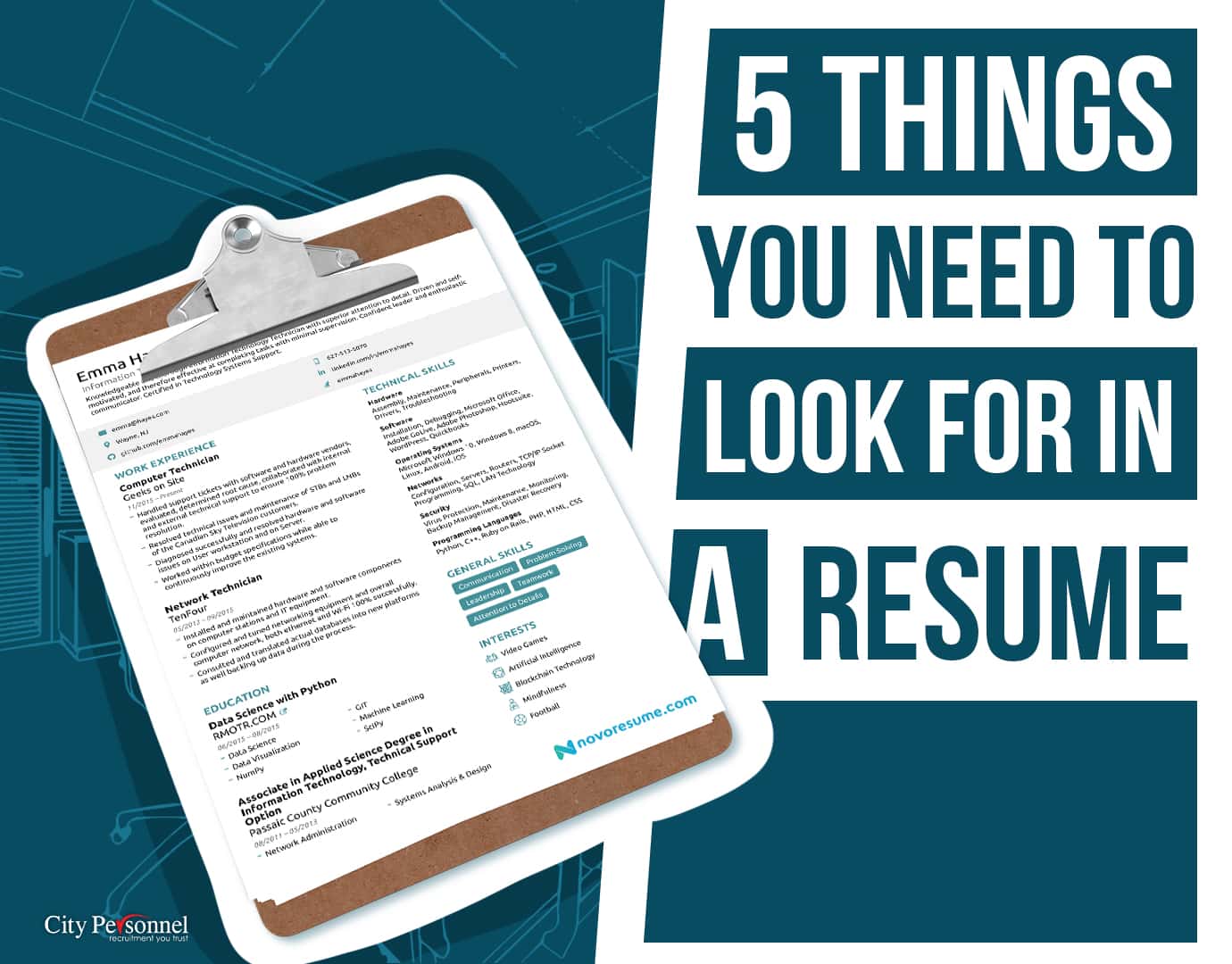5 Things You Need to Look for in a Resume