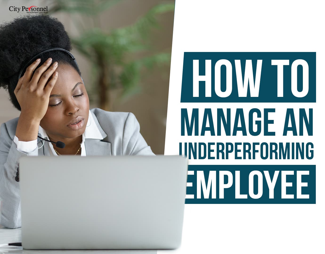 manage an underperforming employee