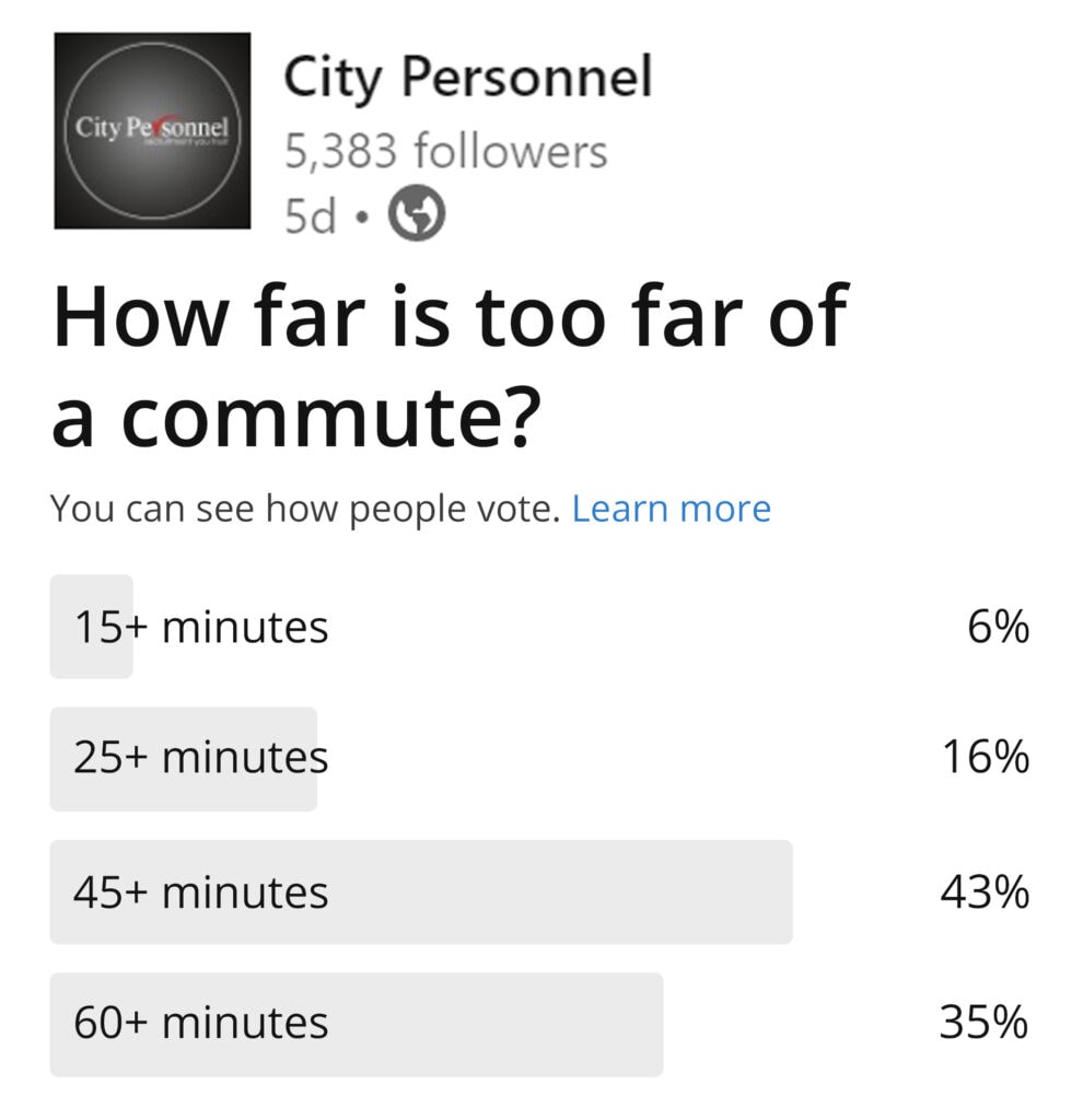How Far Is Too Far Of A Commute