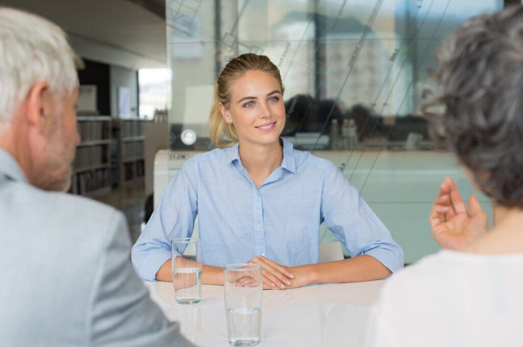 Recruiter Being Interviewed