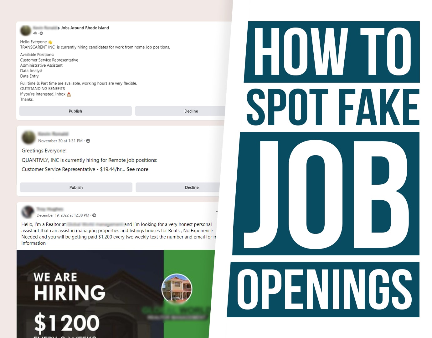 How To Spot Fake Job Openings