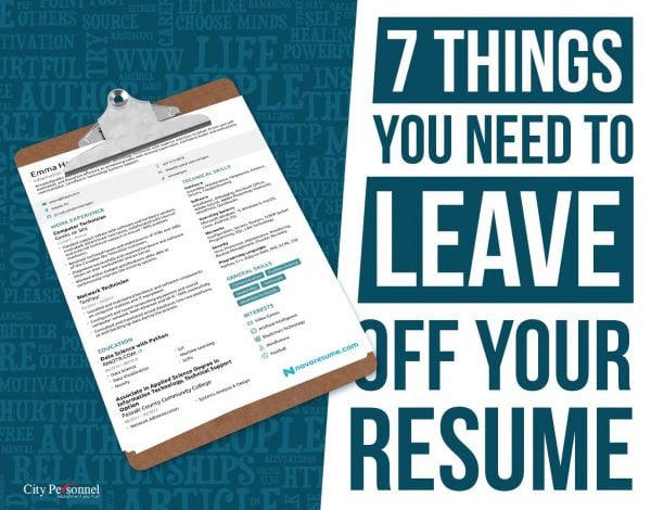 Leave off Resumes