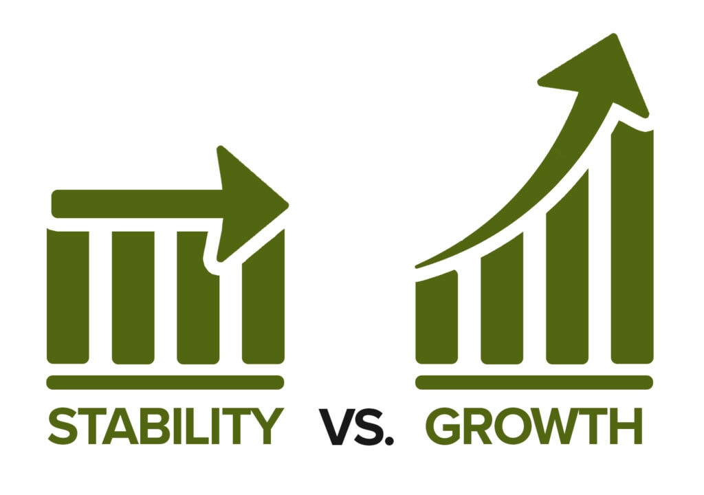 Stability versus Growth