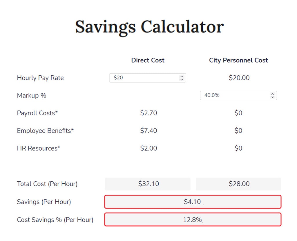 Savings Calc