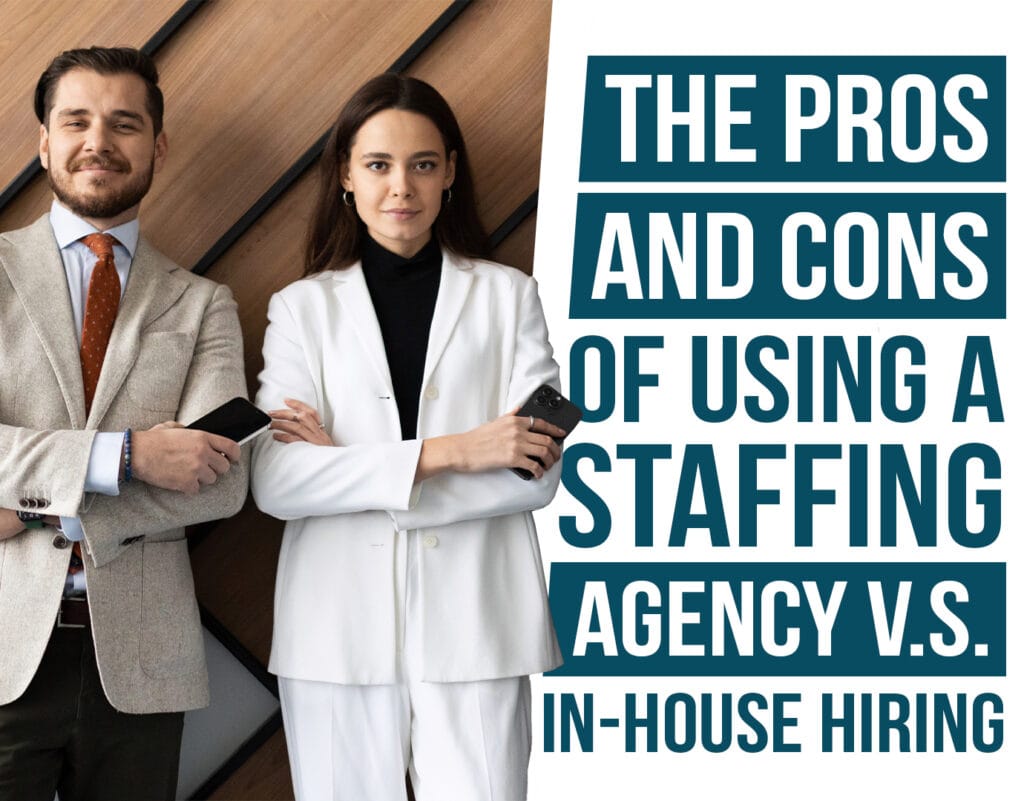 pros and cons to using a staffing agency
