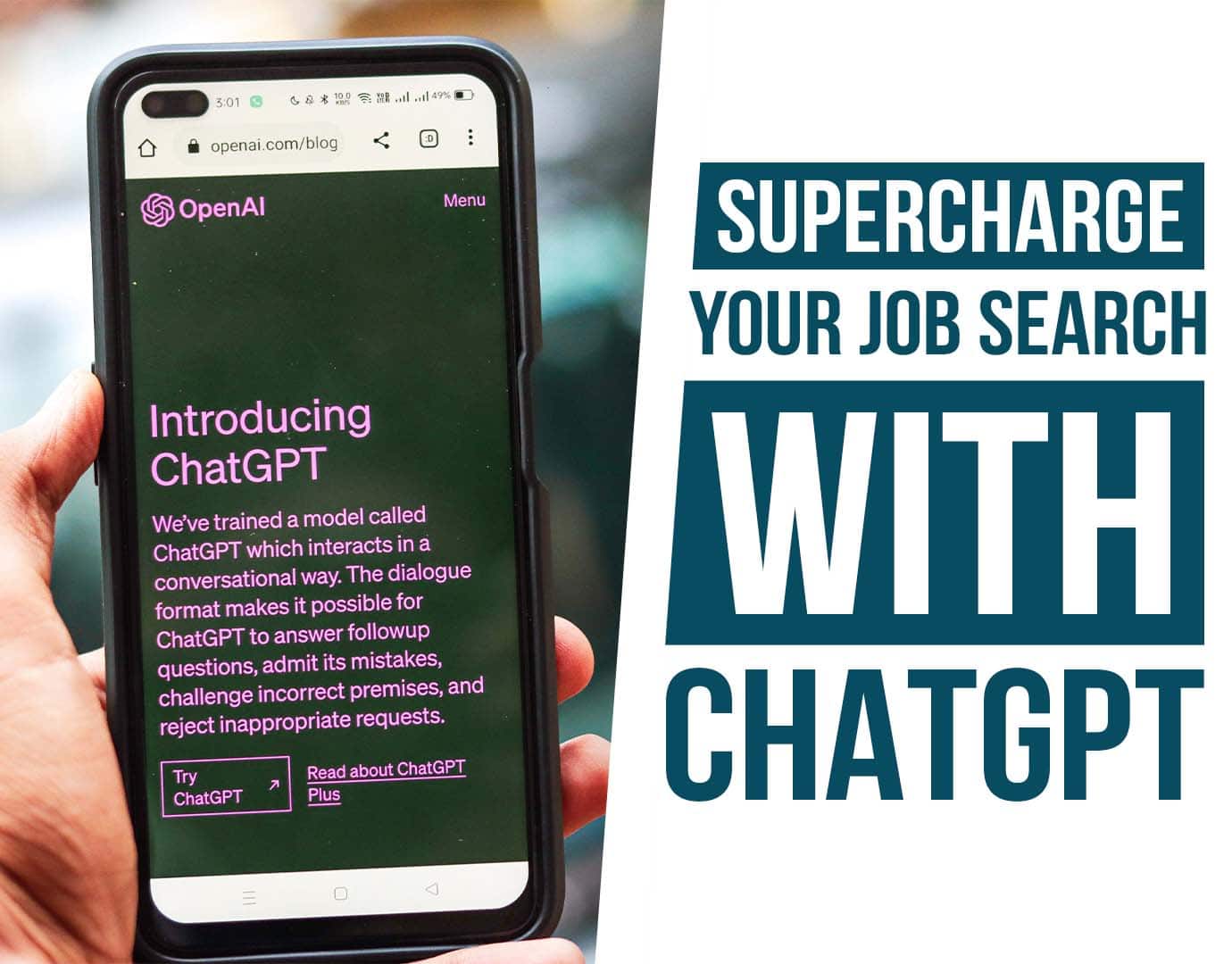 Supercharge your job search with ChatGPT