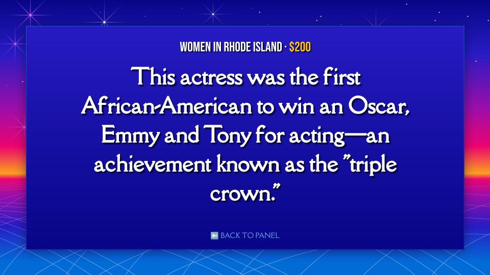 Jeopardy! - Women's History Month (2)