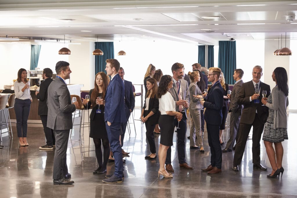 delegates networking at conference drinks receptio 2023 11 27 05 09 54 utc