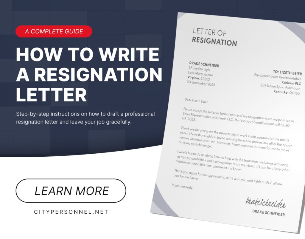 How to Write a Resignation Letter