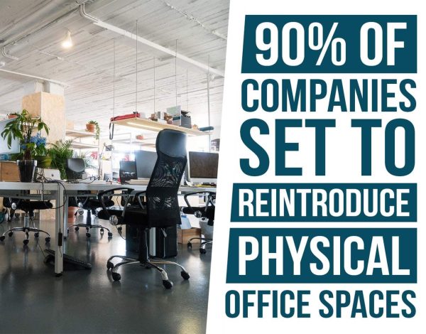 90% of companies set to reintroduce physical office spaces