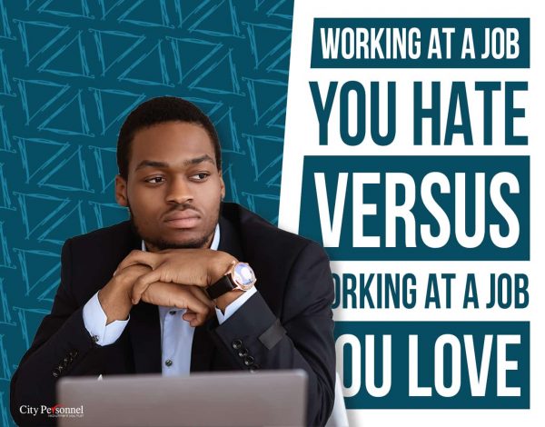 Working at a job you hate versus working at a job you love